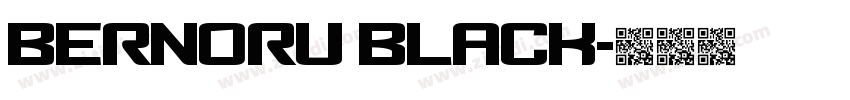 Bernoru Black字体转换